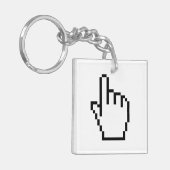 COMPUTERHALTESTELLER / MAUSKURSOR SCHLÜSSELANHÄNGER (Vorderseite links)