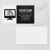 Computerhardware | Hand-Schlüssel Visitenkarte (Vorne/Hinten)