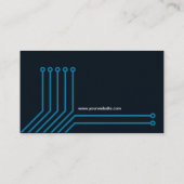 Computerhardware-Techniker-Visitenkarte Visitenkarte (Rückseite)