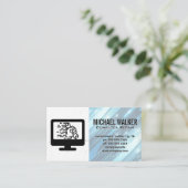 Computerhardware | Technischer Support Visitenkarte (Stehend Vorderseite)