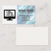 Computerhardware | Technischer Support Visitenkarte (Vorne/Hinten)