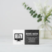 Computerhardware | Technologiekomponenten Visitenkarte (Stehend Vorderseite)
