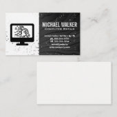 Computerhardware | Technologiekomponenten Visitenkarte (Vorne/Hinten)