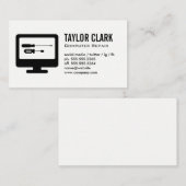 Computerhardware Visitenkarte (Vorne/Hinten)