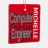 Computeringenieur Extraordinaire CUSTOM Keramikornament (Rechts)