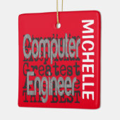 Computeringenieur Extraordinaire CUSTOM Keramikornament (Links)