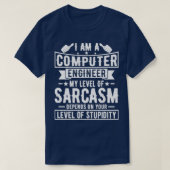 Computeringenieur Funny Computer Engineering T-Shirt (Design vorne)