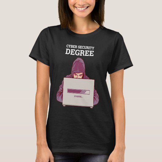 Computeringenieur für Computersicherheit T-Shirt (Vorderseite)