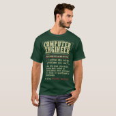 Computeringenieur - Geschenk Funny Dictionary T-Shirt (Vorne ganz)