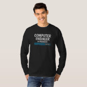 Computeringenieur im Gange T-Shirt (Vorne ganz)