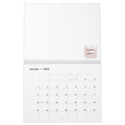 Computeringenieur Kalender (Jan 2026)