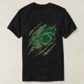 Computeringenieur Software Geek Circuit Board Insi T-Shirt (Design vorne)