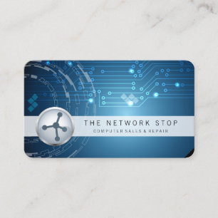 Computerkarte für elektronische Schaltungen Visitenkarte