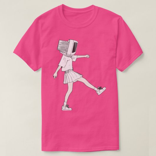 Computerkopf T-Shirt (Design vorne)