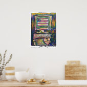 Computerkopfplakat Poster (Küche)