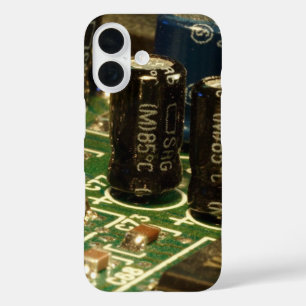 Computerkreise für Technophiles iPhone 16 Hülle