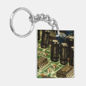 Computerkreise für Technophiles PCB PCU Schlüsselanhänger (Vorderseite links)