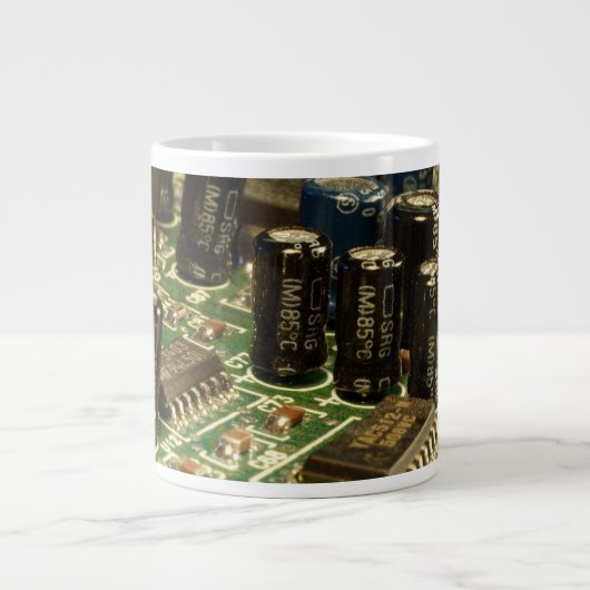 Computerkreise Jumbo-Tasse (Vorderseite)