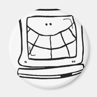 Computerlächeln Magnet