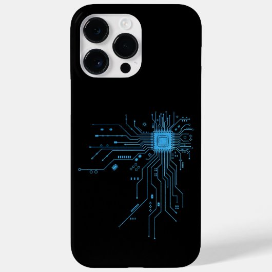 Computerlehrer-Geschenkplatte Cpu Chip Case-Mate iPhone Hülle (Rückseite)