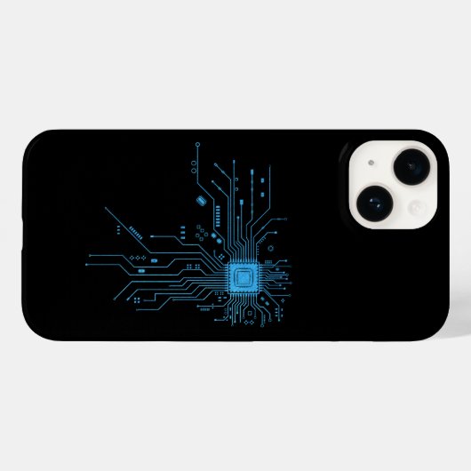 Computerlehrer-Geschenkplatte Cpu Chip Case-Mate iPhone Hülle (Rückseite (Horizontal))