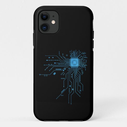 Computerlehrer-Geschenkplatte Cpu Chip Case-Mate iPhone Hülle (Rückseite)