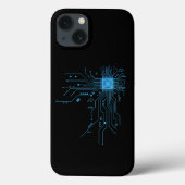 Computerlehrer-Geschenkplatte Cpu Chip Case-Mate iPhone Hülle (Rückseite)