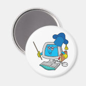 Computerlehrer Magnet (Vorderseite/Rückseite)