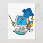 Computerlehrer Postkarte (Vorderseite)