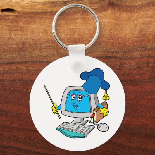 Computerlehrer Schlüsselanhänger (Vorderseite)