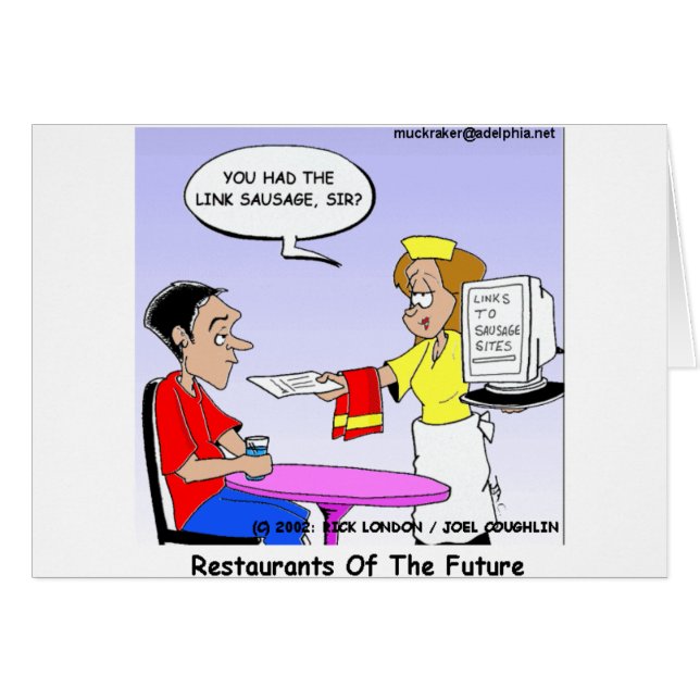 Computerlinks Funny Cartoon Geschenke & Sammlerstü (Vorderseite (Horizontal))