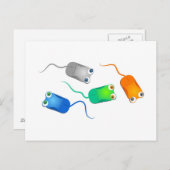 Computermaus Postkarte (Vorne/Hinten)