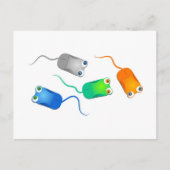 Computermaus Postkarte (Vorderseite)