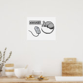 Computermäuse Wannabe Poster (Küche)