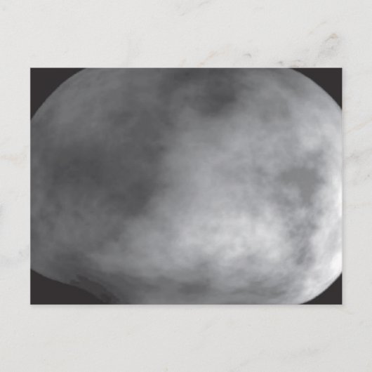 Computermodell der Asteroiden Vesta Postkarte (Vorderseite)