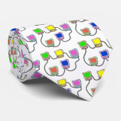 Computernetz Krawatte (Gerollt)