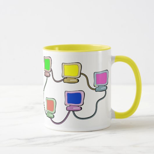Computernetz Tasse (Rechts)
