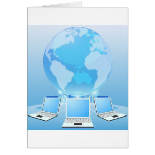 Computernetz-Weltkonzept