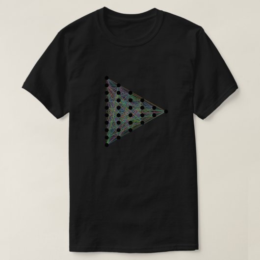 Computernetzwerk der Informatik T-Shirt (Design vorne)