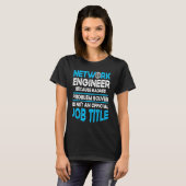 Computernetzwerktechnik Netzwerktechniker 1 T-Shirt (Vorne ganz)