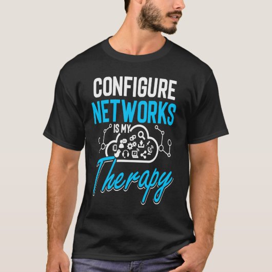 Computernetzwerktechnik Netzwerktechniker 1 T-Shirt (Vorderseite)