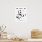 Computerpatent Poster (Küche)