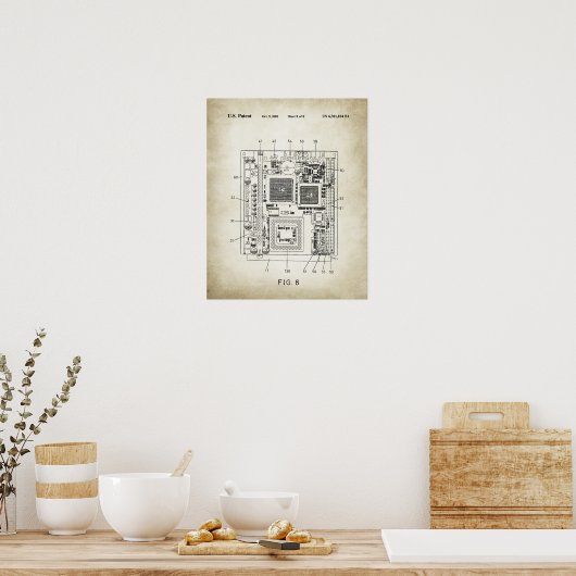 Computerpatente Poster (Küche)