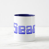 Computerpersonalisierter Sean 15 Tasse-Antrag Tasse (Zentrum)