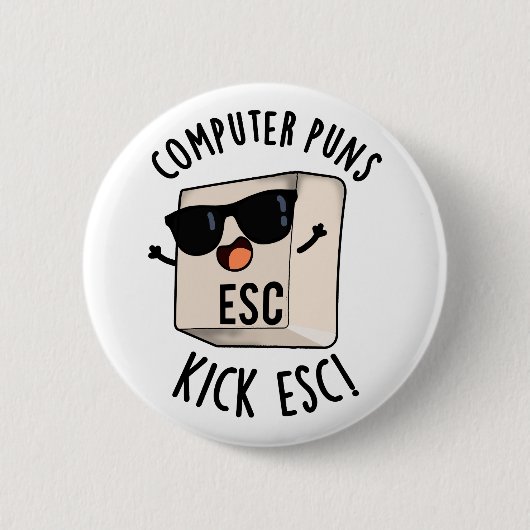 Computerpistolen Kick Esc Funny Keyboard Puff Button (Vorderseite)