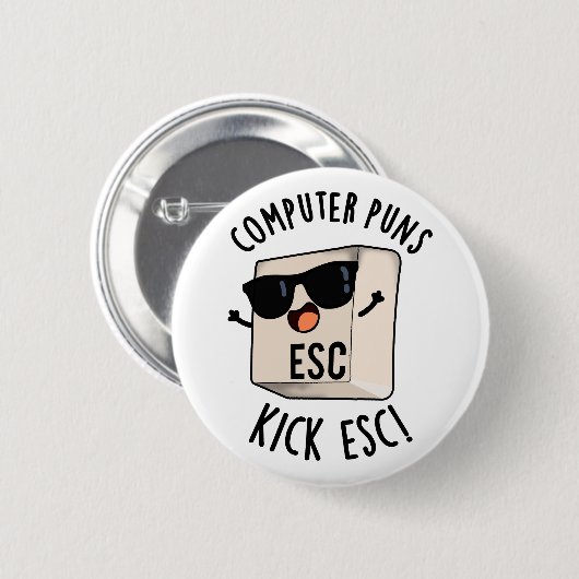 Computerpistolen Kick Esc Funny Keyboard Puff Button (Vorne & Hinten)