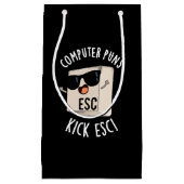 Computerpistolen Kick Esc Funny Keyboard Puff Dark Kleine Geschenktüte (Vorderseite)