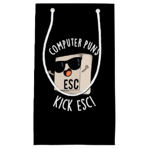 Computerpistolen Kick Esc Funny Keyboard Puff Dark Kleine Geschenktüte