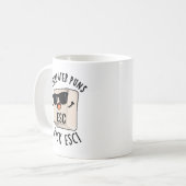 Computerpistolen Kick Esc Funny Keyboard Puff Kaffeetasse (Vorderseite Links)