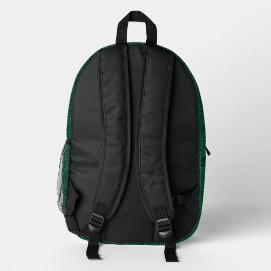 Computerplatine Bedruckter Rucksack (Rückseite)